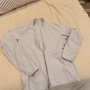 Light Gray Zip-Up LuluLemon Performance